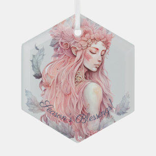 Creëer Je Eigen Maangodin voor Liefdesmagie Glas Ornament