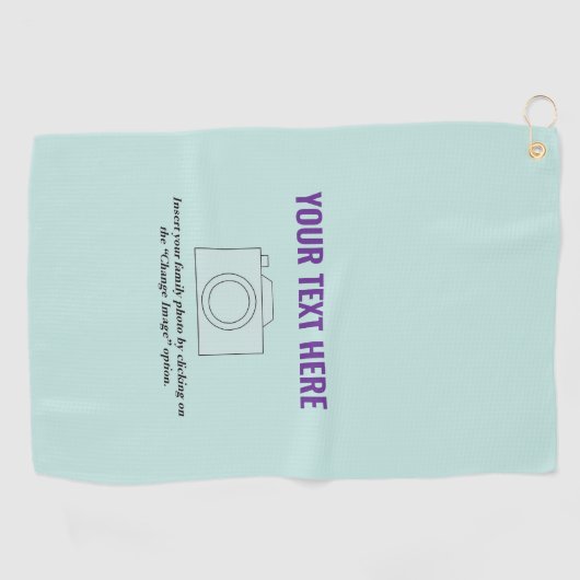 Creëer Je eigen maanlicht Jade Pastel Golfhanddoek (Horizontaal)