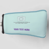 Creëer Je eigen maanlicht Jade Pastel Golfheadcover (Voorkant)