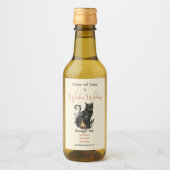 Creëer Je eigen Magic Black Cat Wijn Etiket (Voorkant)