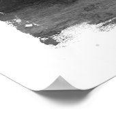 creëer je eigen magie citeert grijs en wit poster (Hoek)