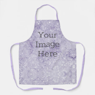 Creëer je eigen Metalisch Paars Faux Glitter Marb Schort
