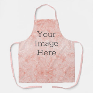 Creëer je eigen Metalische Blush Pink Glitter Mar Schort