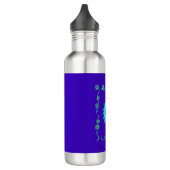 Creëer Je eigen mooie Iridescent blauwe bloem Waterfles (Links)