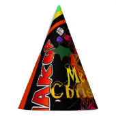 Creëer je eigen mooie, kleurrijke kerstkerst feesthoedjes (Links)