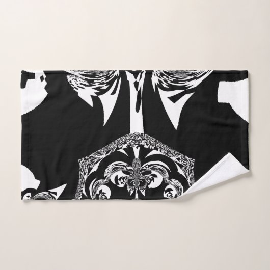 Creëer Je eigen mooie, zwarte en witte kleur Bad Handdoek (Handdoek)