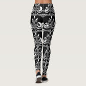 Creëer Je eigen mooie, zwarte en witte kleur Leggings (Achterkant)
