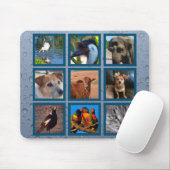 Creëer je eigen mousepad - blauw muismat (Met muis)