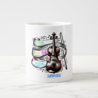 Creëer je eigen muzikale symfonie extra grote beker