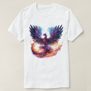 Creëer Je Eigen Mythische Phoenix Vuurvogel T-shirt