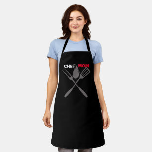 Creëer je eigen naam mam pap Chef Baker Schort