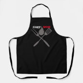 Creëer Je eigen naam mama papa Chef Baker Custom Schort (Voorkant)