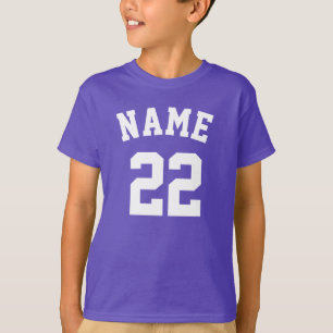 Creëer Je eigen naam nummer Sports Jersey Kinder T-shirt