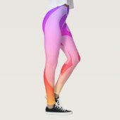 Creëer je eigen Paarse basisbroek Leggings (Rechts)