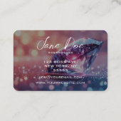 Creëer je eigen Paarse diamant Visitekaartje (Achterkant)