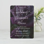 Creëer je eigen Paarse Roos close-up Kaart (Staand voorkant)