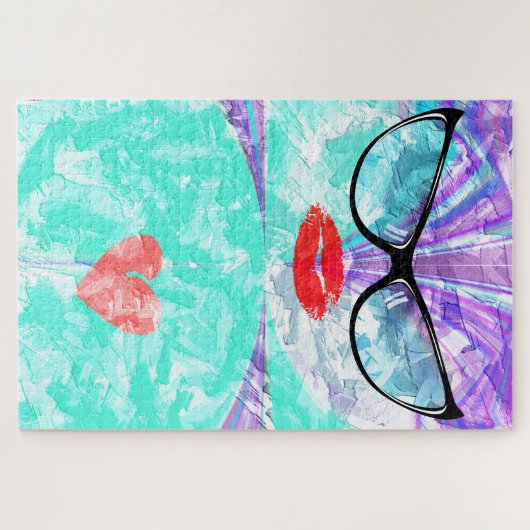 Creëer Je eigen perfecte hart Legpuzzel (Horizontaal)