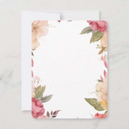 Creëer Je eigen personaliseren Bedankkaart (Achterkant)