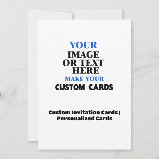 Creëer Je eigen persoonlijke aangepaste bruiloft Kaart (Voorkant)