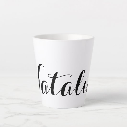 Creëer Je eigen persoonlijke persoonlijke aangepas Latte Mok (Voorkant)