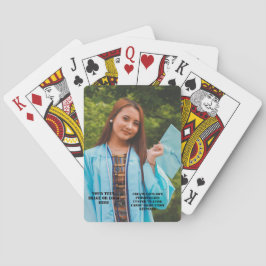 Creëer Je eigen persoonlijke persoonlijke Afstuder Pokerkaarten