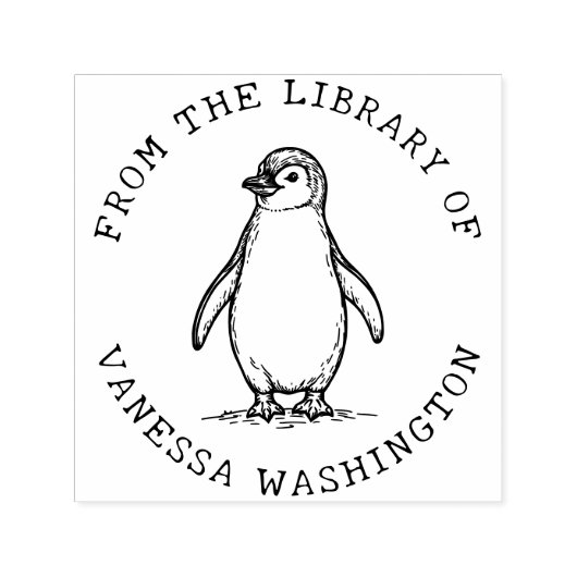 Creëer Je eigen pinguïn uit de bibliotheek van Zelfinktende Stempel (Design)