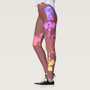 Creëer je eigen prachtige monogram kleur leggings