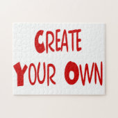 Creëer je eigen puzzel legpuzzel (Horizontaal)