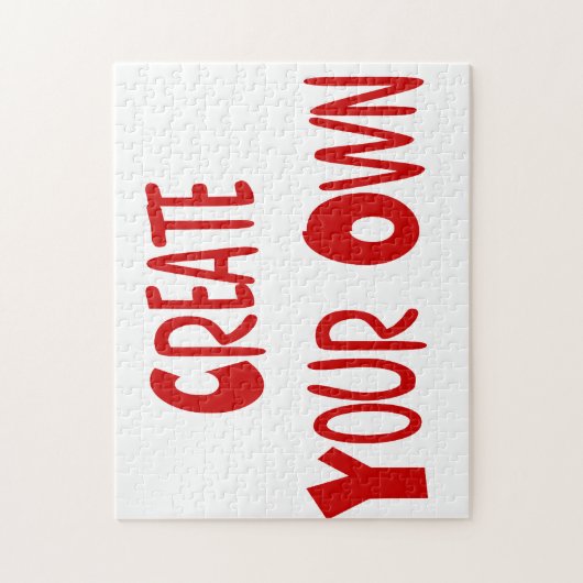 Creëer je eigen puzzel legpuzzel (Verticaal)