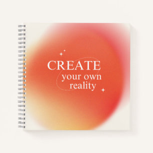 “Creëer Je Eigen Realiteit” Inspiratie Notebook Notitieboek