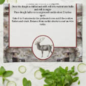 Creëer je eigen rendierhert in het Recipe-keepaard Theedoek (Gevouwen)