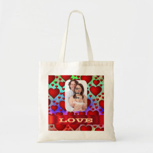 Creëer je eigen romantische valentijnen tote bag