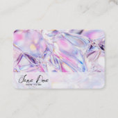 Creëer je eigen roze iriserende visitekaartje (Voorkant)