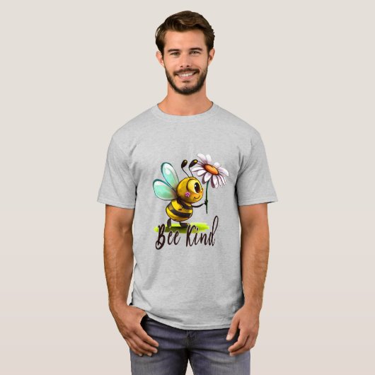 Creëer Je eigen Schattigee Bee Kind T-shirt (Voorkant volledig)