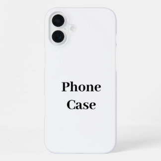 Creëer Je Eigen Simpele Merkpromotie iPhone 16 Plus Hoesje