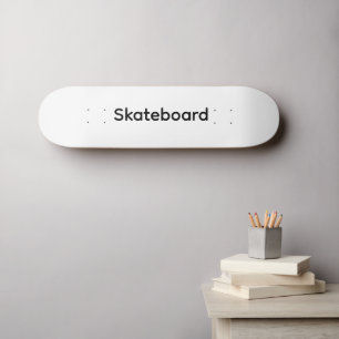 Creëer Je Eigen Simpele Merkpromotie Skateboard