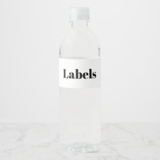 Creëer Je Eigen Simpele Merkpromotie Waterfles Etiket