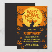 Creëer je eigen Spooky Halloween Party Kaart (Voorkant / Achterkant)