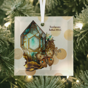 Creëer je eigen Steampunk Butterfly Crystal Glas Ornament