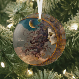 Creëer Je eigen Steampunk Lady of the Moon Glas Ornament