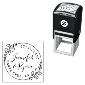 Creëer je eigen stemronde bruiloft, bespaar de dat  zelfinktende stempel (In situ)