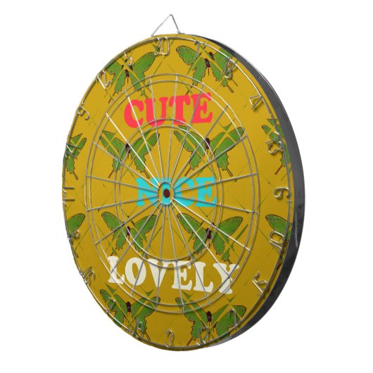 Creëer je eigen stomme vlinder dartbord (Voorkant Rechts)