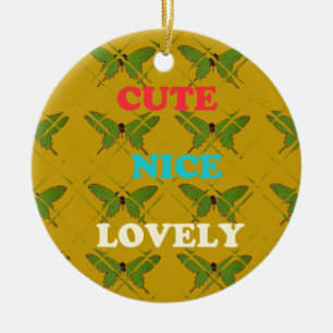 Creëer je eigen stomme vlinder keramisch ornament