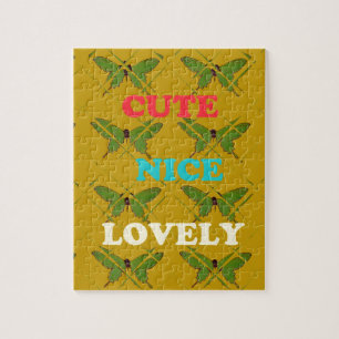 Creëer je eigen stomme  vlinder legpuzzel