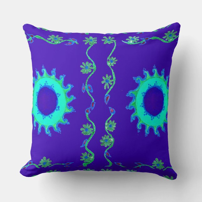 Creëer je eigen Stompje voor de blauwe hemel Kussen (Voorkant)