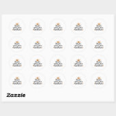 Creëer je eigen Sunshine Ronde Sticker (Vel)