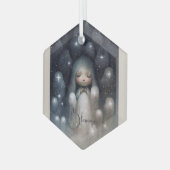 Creëer Je eigen Twinkling Star Fairy Glas Ornament (Voorkant links)