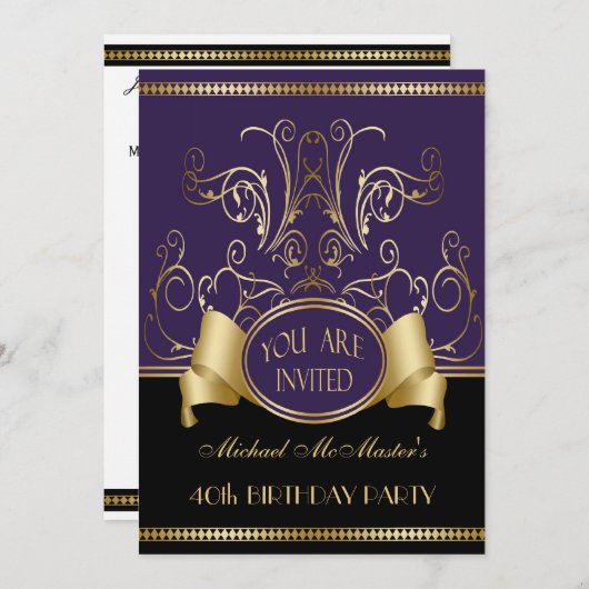 Creëer Je eigen uitnodiging voor Gepersonaliseerd  (Voorkant / Achterkant)