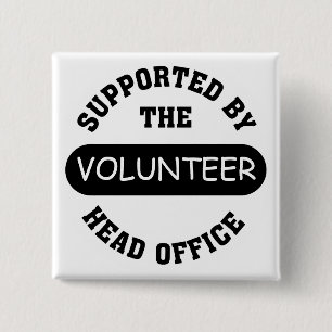 Creëer je eigen unieke cadeau van het vrijwillige vierkante button 5,1 cm