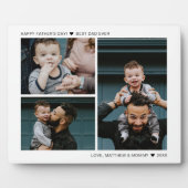 Creëer Je eigen Vaderdag beste vader ooit 3 Foto Fotoplaat (Voorkant)